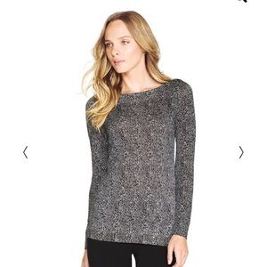 WHBM herringbone pattern pullover, XS